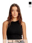 Mixfit Pack Of 2 Women Tank Crop Top view 1