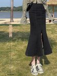 StyleCast A-Line Pure Cotton Maxi Skirt view 1