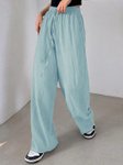 Women Loose Fit High-Rise Wide Leg Trousers view 1