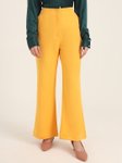 AMSWAN Women Smart Flared Wide Leg High-Rise Trousers view 3