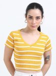 Corsica Women Cotton Crop Top view 2