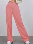 KERI PERRY Women Relaxed Fit High-Rise Wide Leg Trousers view 4