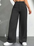 Women Relaxed Straight Leg High-Rise Relaxed Fit Wide Leg Trousers view 4