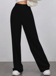 KERI PERRY Women Relaxed Fit High-Rise Wide Leg Trousers view 5