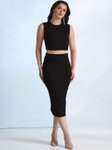 Co-Ords Crop Top With Skirt view 2