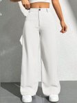 Women Relaxed Straight Leg High-Rise Relaxed Fit Wide Leg Trousers view 5