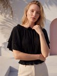 SZN Embellished Dotted Tie-Up Camisole Top view 1