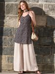 Checked Halter Neck Pure Cotton Kurti view 4