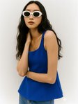 Pookiie Women Sleeveless Peplum Vest Top view 1