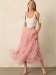 Bebe Floral Printed Sweetheart Neck Crop Top view 1