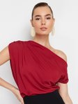 Trendyol One Shoulder Cap Sleeves Top view 1