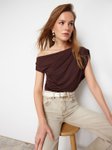Trendyol One Shoulder Cap Sleeves Top view 3