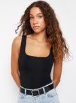 Square Neck Sleeveless Bodysuit view 1