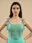 Kasya Women Square Neck Sleeveless Crop Top view 1