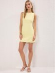Trendyol Women Boat Neck Sheath Mini Dress view 3