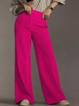 Mast & Harbour Women High-Rise Wrinkle Free Trousers view 5