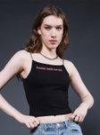 PRONK Halter Neck Cotton Crop Top view 5