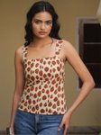 Anayna Print Ethnic Cotton Top view 1