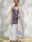 MAAND Women Ethnic Motifs Printed Regular Kurti with Palazzos & With Dupatta view 1