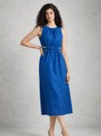 Lounge Dreams Women Pure Cotton Sleeveless Fit and Flare Midi Dress view 1