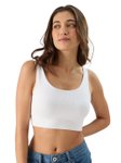 The Souled Store Women Black Solid Cotton Slim Fit Bralette view 2