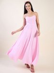 Aayu Checked Fit & Flare Maxi Dress view 3