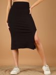 Yunic29 Polyester Midi Pencil Skirt view 1