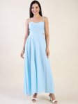 Aayu Checked Fit & Flare Maxi Dress view 2