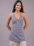 Rangrooh Printed Halter Neck Pure Cotton Kurti view 1