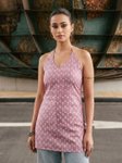 Mikami Women Printed Halter Neck Kurti view 5