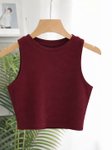 GLOWBERRY Cotton Crop Top view 2
