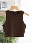GLOWBERRY Cotton Crop Top view 1