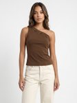 Glitchez One Shoulder Top view 1