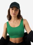 The Souled Store Women Black Solid Cotton Slim Fit Bralette view 3