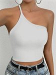 Stylecast X Slyck Solid One Shoulder Top view 2