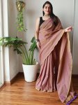 Anouk Pure Cotton Khadi Saree