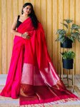 Anouk Colourblocked Pure Cotton Saree