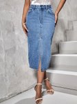 Dolsia A-Line Midi Skirt view 1