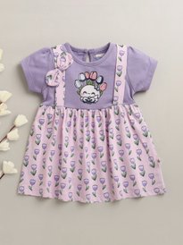 yk girls self design a-line dress product info and reviews Buy YK Girls Self Design Printed A-Line Dress - Dresses for Girls 31855269