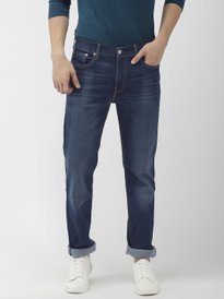 Buy Levis x Stranger Things Men Blue Regular Fit Mid-Rise Clean - Main Image