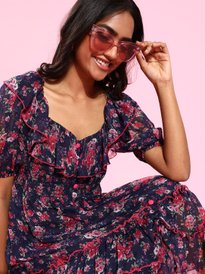 Buy FOREVER 21 Maroon Lace Bodycon Dress - Dresses for Women 1450450 |  Myntra