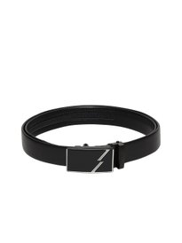 Buy ZORO Men Black Alphabet Letter G Autolock Buckle Belt