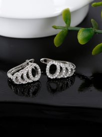 Buy SWAROVSKI Rose Gold-Plated Baron Pierced Earrings Earrings