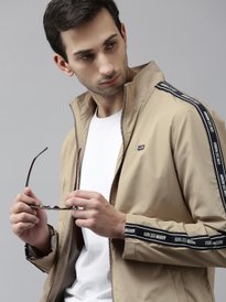 Buy ColorPlus Men Brown Solid Tailored Jacket Jackets for Men