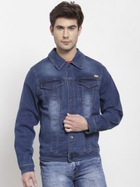 Buy Mufti Blue Denim Jacket Jackets for Men Myntra