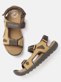 Buy Woodland Men Camel Brown Textured Nubuck Sports Sandals Sandals for Men 16605152 Myntra