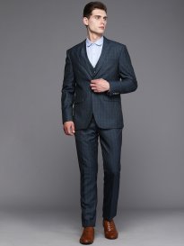 Buy Raymond Men Black Solid Contemporary Fit Tuxedo Suit Suits for Men 7265617 Myntra