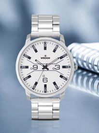 Buy Roadster Men Silver-Toned Analogue Watch MFB-PN-LB-80728