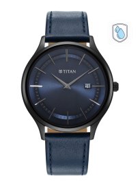 Buy Titan Men Black Analogue Leather Watch 1683NL02 Watches for Men 10909584 Myntra