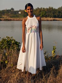 White Embroidered Shift Dress Forever 21 Buy FOREVER 21